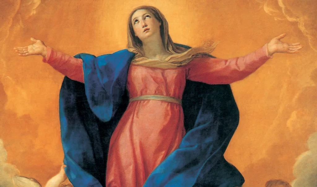 Solennità dell’Assunzione della B.V. Maria al cielo e orari delle sante Messe in agosto