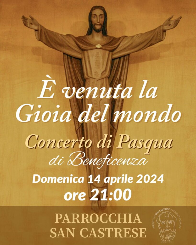 Vent’anni di Gioia – “È venuta la Gioia del Mondo”, concerto pasquale dei Giovani della Parrocchia