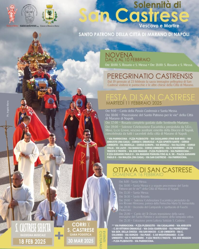 San Castrese, l’11 febbraio la festa del nostro Patrono