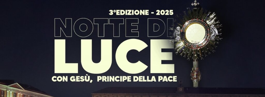 “Notte di Luce”: venerdì 31 ottobre la processione con Adorazione a Piazza Plebiscito