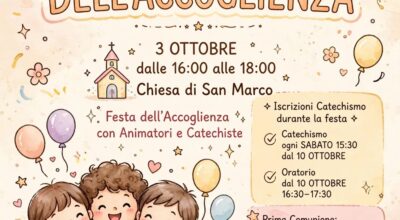 Oratorio San Marco, Festa dell’Accoglienza