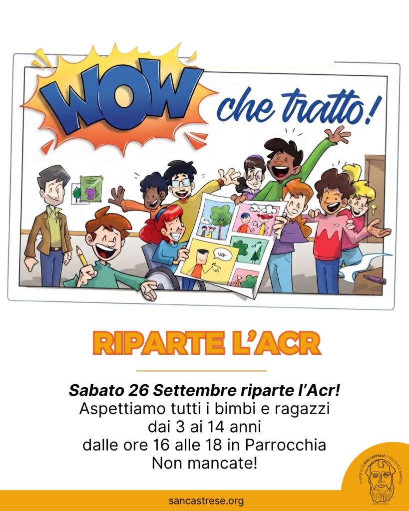 “Wow, che tratto!”: riparte l’ACR
