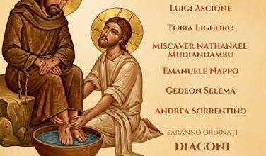 Ordinazione diaconale del nostro Nathanaele