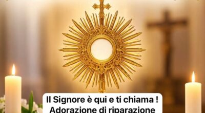 “Il Signore è qui che ti chiama”: tutti i giovedì Adorazione di riparazione alla Chiesa della Recca